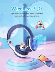 img 2 attached to Bluetooth Headphones Microphone Wireless Cellphone