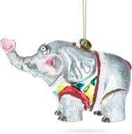 bestpysanky elephant trumping christmas ornament logo