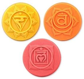 img 4 attached to Enhance your Soap Making Experience with Milky Way Chakras 3 Soap Molds - Clear PVC - Non-Silicone