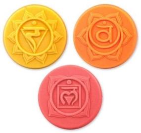 img 1 attached to Enhance your Soap Making Experience with Milky Way Chakras 3 Soap Molds - Clear PVC - Non-Silicone