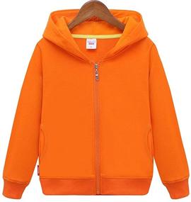 img 3 attached to 👕CesAnnees Унисекс Кофта с молнией: Вечный классический детский наряд для каждого поколения.