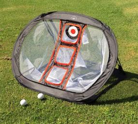 img 1 attached to 🏌️ Improve Accuracy with Golf Chipping Net: Collapsible Target for Indoor/Outdoor Use, Includes 12 Foam Practice Balls - Enhance Skills in Backyard or Office, Challenge Friends!