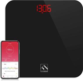 img 4 attached to 📊 FITINDEX Smart BMI Bathroom Scale with Smartphone App, Step-on Technology and Sturdy Tempered Glass Construction