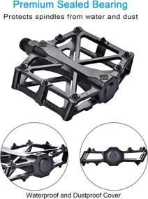 img 2 attached to 🚲 Feizheng Bike Pedals 916: Non-Slip MTB Platform Pedals, Lightweight & Durable for Mountain Road Cycling