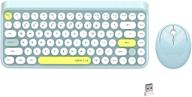 ubotie colorful wireless typewriter keyboards logo