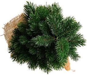 img 2 attached to 🌲 Kurt Adler Mini Pine Tree - 18-Inch Size