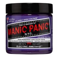 💜 vibrant amethyst hair color - manic panic electric amethyst hair dye classic logo