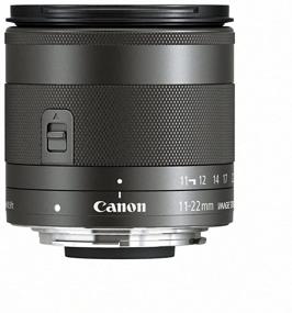 img 1 attached to 📷 Объектив Canon EF-M 11-22 мм f/4-5.6 STM, черный - Резкий и универсальный для исключительных изображений.