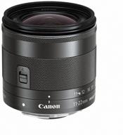 📷 canon ef-m 11-22mm f/4-5.6 stm lens, black - sharp and versatile for exceptional images logo