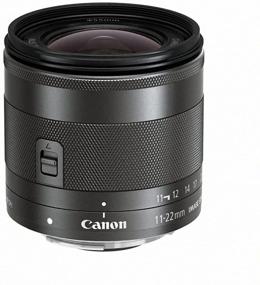 img 4 attached to 📷 Объектив Canon EF-M 11-22 мм f/4-5.6 STM, черный - Резкий и универсальный для исключительных изображений.
