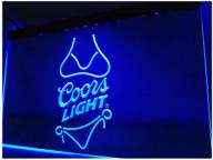 led neon sign for coors light beer bikini bar pub - man cave a119-b логотип