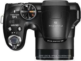 img 1 attached to Цифровая камера Fujifilm с разрешением 14 мегапикселей и оптическим зумом 18x в стильном черном цвете.