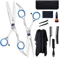 🔪 tuparka 12-piece professional hair cutting scissors kit - hairdressing scissors set with thinning shears, comb, cape, clips - barber hair cutting scissors for layering, cutting, hairdressing logo