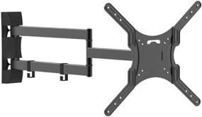 img 2 attached to 📺 MP-L28-400 Long Arm TV Wall Mount Bracket | 28" Extension | Fits 23-55" Screens | VESA 400x400mm Compatible