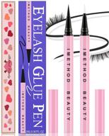 imethod lash glue pens - 2 counts, extra strong hold 💪 for false eyelashes, perfect lashes in seconds - liquid eyeliner pen for eyelashes logo