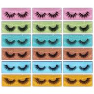 🌟 get 18 pairs of mavphnee's fluffy wispy faux mink lashes for a natural 3d look! logo