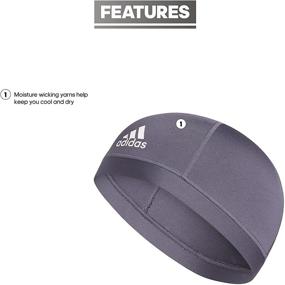 img 2 attached to 🏈 Enhance Performance with adidas Football Skull Cap: Ultimate Headgear for Optimal Comfort and Protection