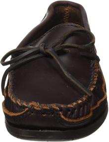 img 3 attached to Minnetonka Brown Double Bottom Slip-on Shoes