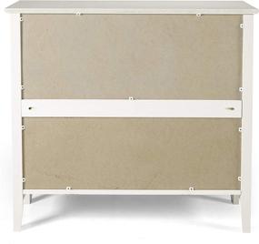 img 1 attached to White Simplicy Under Window Bookcase by Alaterre Furniture: Enhance Your Home Organization