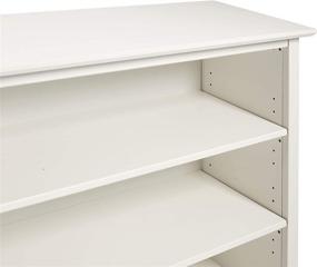 img 3 attached to White Simplicy Under Window Bookcase by Alaterre Furniture: Enhance Your Home Organization