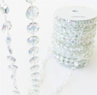 💎 lolasaturdays faux crystal beaded garland roll - 99 ft: add elegance and sparkle to any space! logo