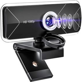 img 4 attached to 📷 Full HD Webcam with Microphone and Wide View Angle - 30 FPS Ideal for Streaming, Online Gaming, Classes, Conferences, Recording, Skype, Zoom, and FaceTime (Bonsaii WE8001)