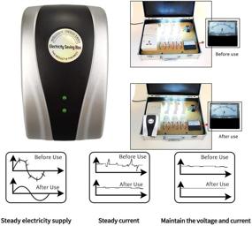 img 2 attached to Устройство для экономии энергии 2-Pack | Блок экономии энергии для бытовых, офисных, магазинных нужд с американской вилкой | 90V-250V 30KW Электрическое энергосберегающее устройство
