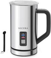 🥛 secura electric milk frother and steamer, stainless steel, 8.4oz / 250ml, automatic hot and cold foam maker and milk warmer for latte, cappuccinos, macchiato, 120v logo