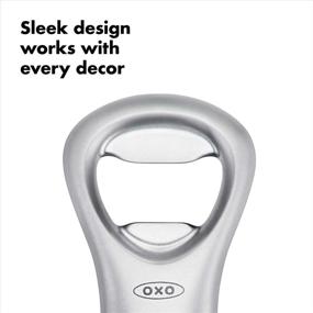 img 1 attached to 🍻 Stainless Steel OXO Bottle Opener: Enhancing Your Beverage Experience