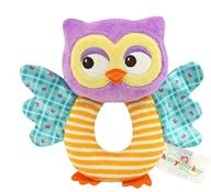 🦉 teytoy owl soft rattle toy for infants 0+ months logo