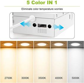 img 3 attached to 🌞 VOLISUN Ultra Thin Industrial Electrical with Temperature Selectable 2700K/5000K