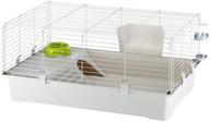 🐰 ferplast cavie guinea pig and rabbit cage: complete pet enclosure with accessories and 1-year warranty logo