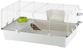 img 4 attached to 🐰 Ferplast Cavie Guinea Pig and Rabbit Cage: Complete Pet Enclosure with Accessories and 1-Year Warranty