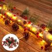 garland christmas battery operated decoration seasonal decor logo