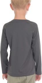 img 1 attached to 👕 Youth Compression Shirts with Midubi Sleeve - Boys' Apparel