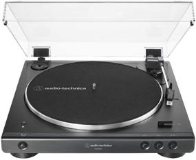 img 3 attached to 🎵 Audio-Technica AT-LP60XBT-BK Belt-Drive Turntable Bundle with Knox Gear Hyperion Vacuum Tube Bluetooth 5.0 Speaker System (2 Items)