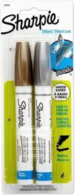 img 1 attached to 🖌️ Vibrant Poster Art Made Easy: Sharpie Water Based Poster Paint Markers Medium Assorted 2 Pack