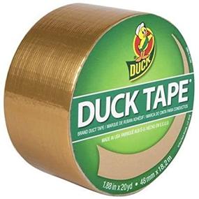 img 3 attached to 🔥 SHURTECH Brands 1.88" x 10YD Gold Duct Tape – Superior Adhesive Strength with Versatile Uses