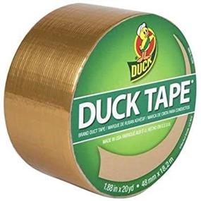 img 4 attached to 🔥 SHURTECH Brands 1.88" x 10YD Gold Duct Tape – Superior Adhesive Strength with Versatile Uses