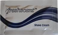 🪒 optimized freshscent shaving cream packs - 0.25oz (100 pack) logo