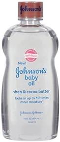 img 2 attached to Масло для младенцев Johnson's с маслом ши и какао - 14 унций (набор из 2)