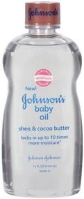 img 1 attached to Масло для младенцев Johnson's с маслом ши и какао - 14 унций (набор из 2)