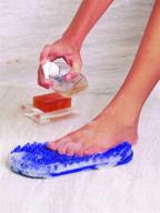 🛀 soapy soles pearl blue: the ultimate foot scrubbing pad & massager logo