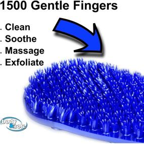 img 2 attached to 🛀 Soapy Soles Pearl Blue: The Ultimate Foot Scrubbing Pad & Massager