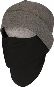 img 4 attached to Fleece Beanie Slouchy Winter Jogging Sports & Fitness