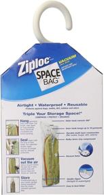 img 2 attached to 📦 Organize & Maximize Storage Space with Space Bag #WBR-5700 Vacuum Seal Clear Hanging Storage Bag