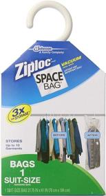 img 4 attached to 📦 Organize & Maximize Storage Space with Space Bag #WBR-5700 Vacuum Seal Clear Hanging Storage Bag