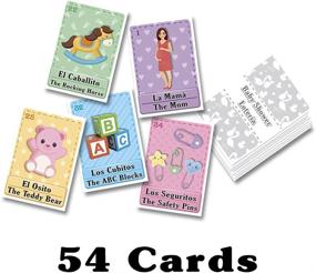 img 1 attached to 🎉 Fiesta-themed Baby Shower Loteria Bingo Bilingual - English Spanish, Ideal for 20 Players