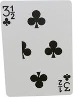 🎴 3 1/2 of clubs - bicycle back - amazing magic card trick gag logo