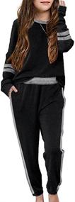 img 2 attached to Sweatsuits Clothing Athletic Sweatshirts Sweatpants